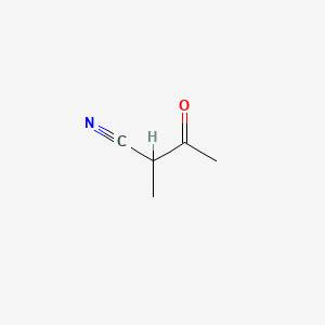 2-CYANO-3-BUTANONE structure, CAS 4468-47-7