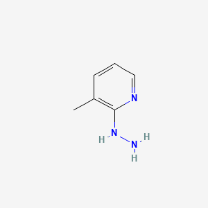 2-hydrazino-3-methylpyridine structure, CAS 4930-99-8