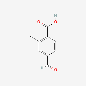 4-Formyl-2-methyl-benzoic acid structure, CAS 503470-23-3