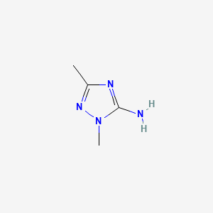1,3-DIMETHYL-1H-1,2,4-TRIAZOL-5-AMINE structure, CAS 51108-32-8