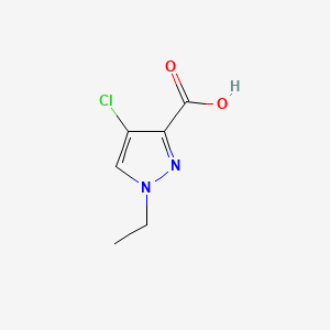 4-Chloro-1-Ethyl-1H-Pyrazole-3-Carboxylic Acid structure, CAS 512810-20-7