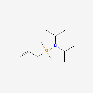 ALLYL(DIISOPROPYLAMINO)DIMETHYLSILANE structure, CAS 106948-24-7