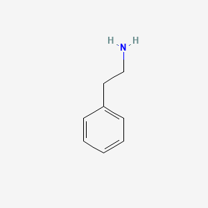 2-PHENYLETHYLAMINE structure, CAS 51-63-8