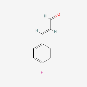 trans-4-fluorocinnamaldehyde structure, CAS 51791-26-5