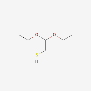 2,2-diethoxyethanethiol structure, CAS 53608-94-9