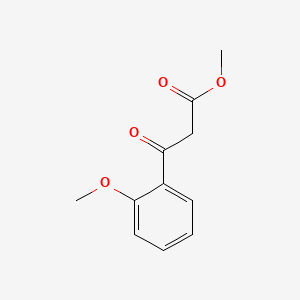 Methyl 3-(2-methoxyphenyl)-3-oxopropanoate structure, CAS 54177-02-5