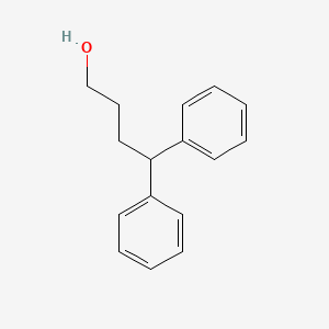 4,4-Diphenylbutan-1-ol structure, CAS 56740-71-7
