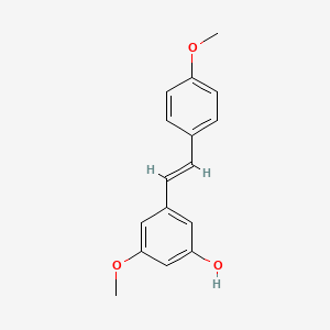 3-methoxy-5-[2-(4-methoxyphenyl)ethenyl]phenol structure, CAS 58436-29-6