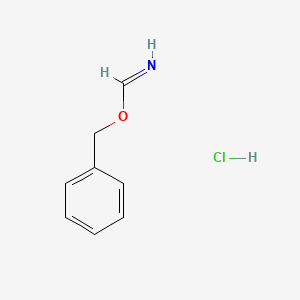 Benzyl formimidate-hydrochloride structure, CAS 60099-09-4