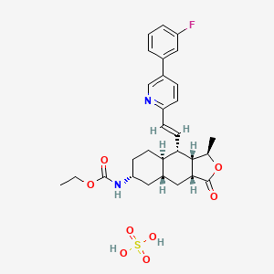 Vorapaxar Sulfate structure, CAS 705260-08-8