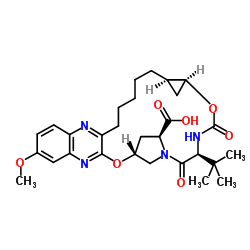 MK-5172 structure, CAS 1206524-85-7