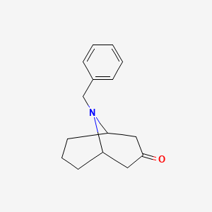 9-Benzyl-3-oxo-9-azabicyc... structure, CAS 2291-58-9