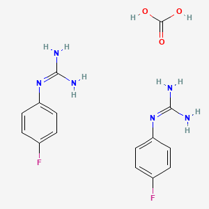 Carbonic acid compd. with N-(4-fluorophenyl)guanidine (1:2) structure, CAS 925921-40-0