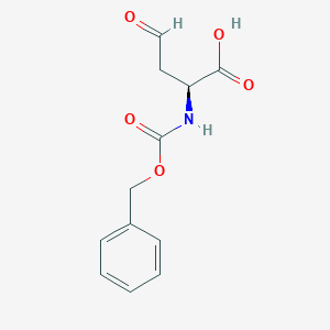 (S)-2-Benzyloxycarbonylamino-4-oxo-butyric acid structure, CAS 60655-04-1