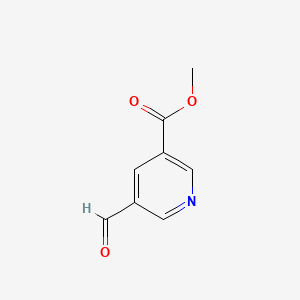 Methyl 5-formylnicotinate structure, CAS 6221-06-3