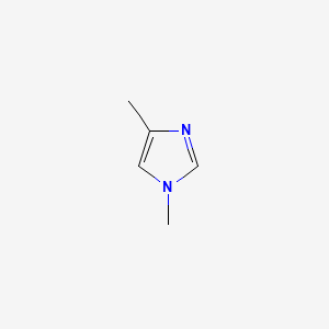 1,4-DIMETHYLIMIDAZOLE structure, CAS 6338-45-0