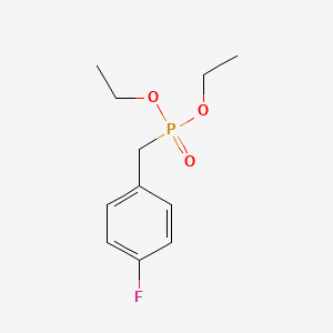 Diethyl 4-fluorobenzylphosphonate structure, CAS 63909-58-0