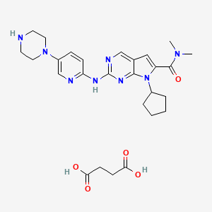 LEE011 (succinate) structure, CAS 1374639-75-4