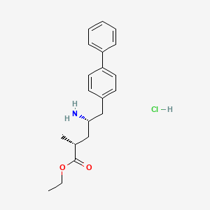 (2R,4S)-ethyl 5-([1,1'-biphenyl]-4-yl)-4-aMino-2-Methylpentanoate structure, CAS 149690-12-0