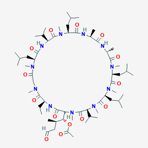 Cyclosporin A structure, CAS 121584-52-9