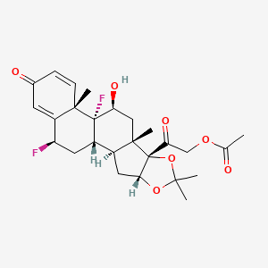 6-beta-Fluoro-triamcinolone-acetonide Acetate structure, CAS 67438-37-3