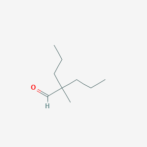2-methyl-2-propylpentanal structure, CAS 67592-21-6