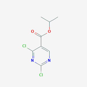 Isopropyl 2,4-dichloropyrimidine-5-carboxylate structure, CAS 69312-43-2