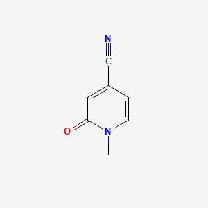 1-Methyl-2-oxo-1,2-dihydropyridine-4-carbonitrile structure, CAS 70411-83-5