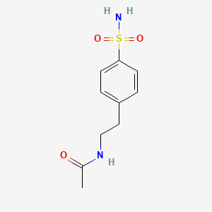 N-(P-SULFAMOYLPHENETHYL)ACETAMIDE structure, CAS 41472-49-5