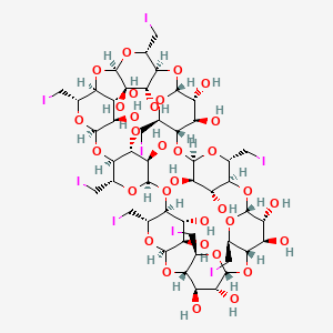 OCTAKIS-6-IODO-6-DEOXY-GAMMA-CYCLODEXTRIN structure, CAS 168296-33-1
