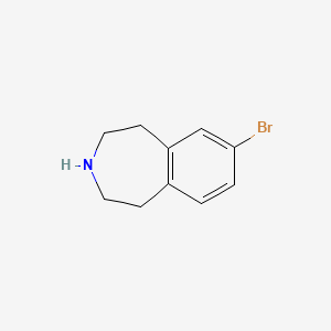 7-Bromo-2,3,4,5-tetrahydro-1H-3-benzazepine structure, CAS 740842-86-8