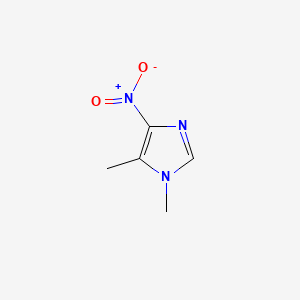 1,5-dimethyl-4-nitro-1H-imidazole structure, CAS 7464-68-8