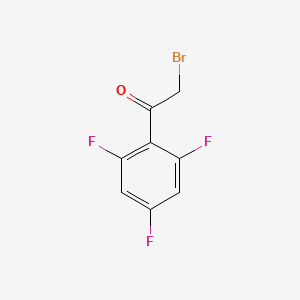 2,4,6-Trifluorophenacylbromide structure, CAS 746630-36-4