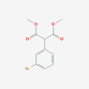 dimethyl 2-(3-bromophenyl) malonate structure, CAS 773134-24-0