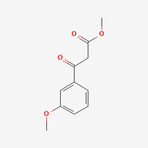 Methyl 3-(3-methoxyphenyl)-3-oxopropanoate structure, CAS 779-81-7