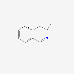 1,3,3-Trimethyl-3,4-dihydroisoquinoline structure, CAS 79023-51-1