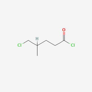 5-CHLORO-4-METHYL-PENTANOYL CHLORIDE structure, CAS 813452-05-0