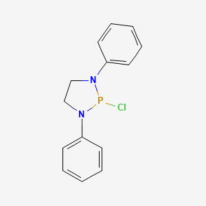 2-chloro-1,3- diphenyl-1,3,2-diazaphospholidine structure, CAS 82017-87-6