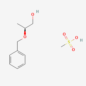 (S)-2-(benzyloxy)propyl methanesulfonate structure, CAS 87118-96-5