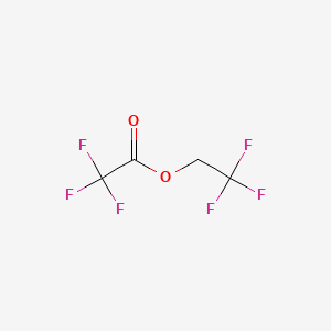 2,2,2-TRIFLUOROETHYL TRIFLUOROACETATE structure, CAS 407-38-5