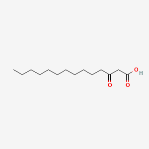 3-oxotetradecanoic acid structure, CAS 88222-72-4