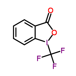 1-Trifluoromethyl-1,2-benziodoxol-3(1H)-one structure, CAS 887144-94-7
