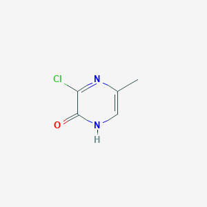 3-Chloro-5-Methylpyrazin-2(1H)One structure, CAS 89283-33-0