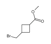 3-BROMOMETHYL-CYCLOBUTANECARBOXYLIC ACID METHYL ESTER structure, CAS 89892-95-5