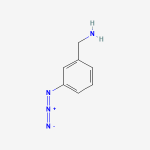 3-azidobenzylamine structure, CAS 902140-57-2