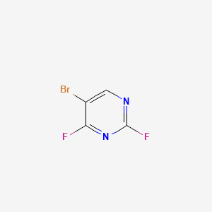 5-Bromo-2,4-difluoropyrimidine structure, CAS 903131-29-3