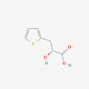 (R)-2-hydroxy-3-(thiophen-2-yl)propanoic acid structure, CAS 917247-81-5