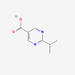 2-Propan-2-ylpyrimidine-5-Carboxylic Acid structure, CAS 927803-31-4