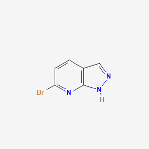 6-Bromo-1H-pyrazolo[3,4-B]pyridine structure, CAS 934560-92-6