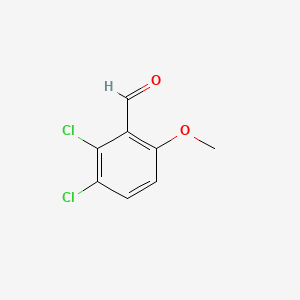 2,3-dichloro-6-methoxyBenzaldehyde structure, CAS 936249-28-4